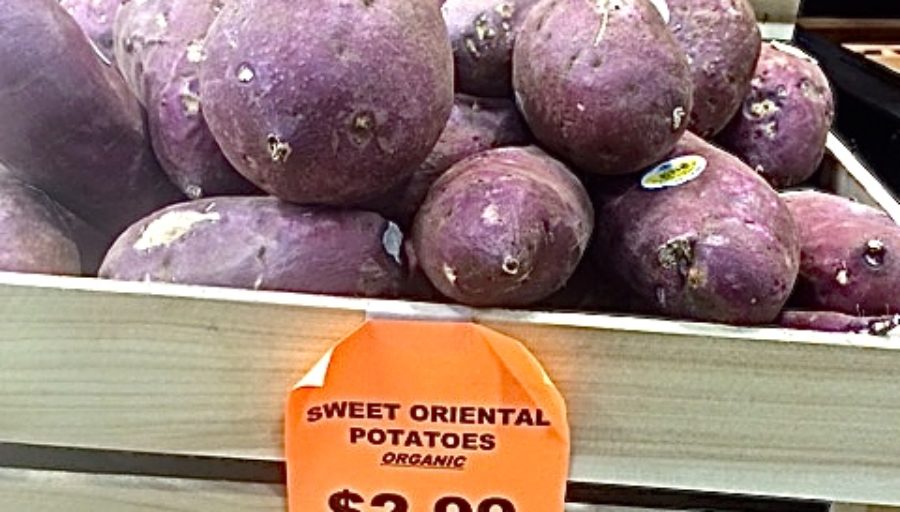 We love Asian sweet potatoes!