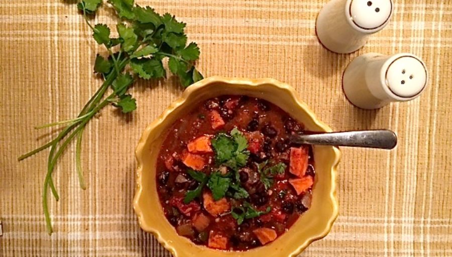 Black Bean Sweet Potato Chili