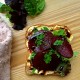 Beet and Baby Greens Sandwich