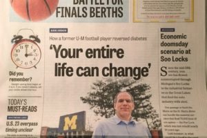 MLive Article about How I Tackled Diabetes