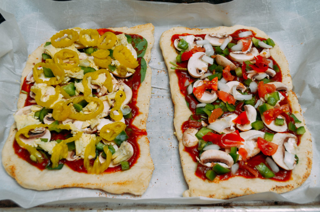 Homemade Vegan Pizza – Chickpea and Bean