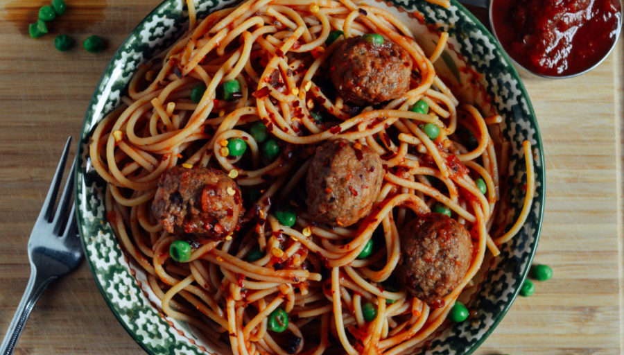 One Pot Spaghetti and Meatballs